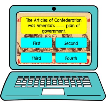 Articles of Confederation Review Game Board - Image 2