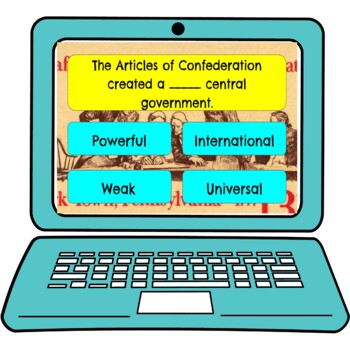 Articles of Confederation Review Game Board - Image 4