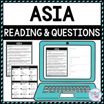 Asia DIGITAL Reading Passage and Questions - Self Grading
