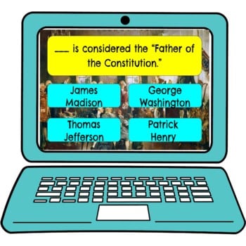 Constitutional Convention Review Game Board | Digital | Google Slides - Image 2