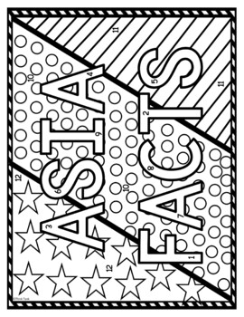 Asia Color by Number, Reading Passage and Text Marking - Image 2