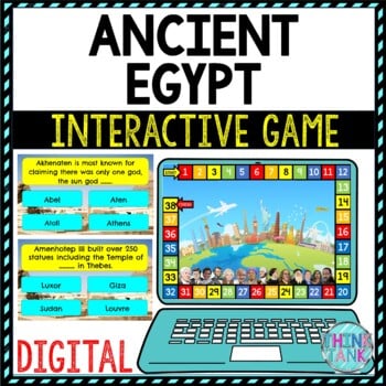 Ancient Egypt Review Game Board | Digital | Google Slides | Ancient History