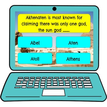 Ancient Egypt Review Game Board | Digital | Google Slides | Ancient History - Image 4