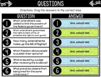 Bill of Rights DIGITAL Interactive Notebook | Choice Board | U.S. Constitution - Image 4