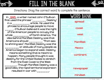 Oregon Trail DIGITAL Interactive Notebook | Choice Board | Westward Expansion - Image 3