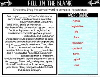 Constitutional Convention DIGITAL Interactive Notebook | Choice Board - Image 3