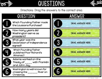 Founding Fathers DIGITAL Interactive Notebook | Choice Board | US Constitution - Image 2