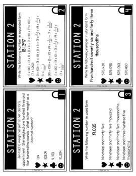 Decimals MATH Escape Room | 5.NBT.A.3 | Common Core | Read and Write Decimals - Image 2