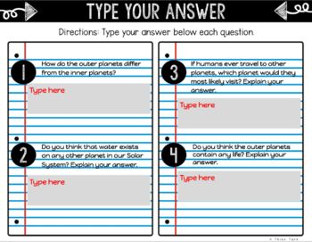 Solar System DIGITAL Interactive Notebook | Choice Board - Image 4