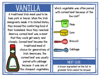 St. Patrick's Day Activity - Scavenger Hunt Recipe Challenge - Gallery Walk - Image 2