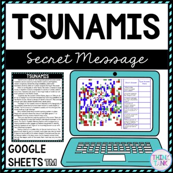 Tsunamis Secret Message Activity for Google Sheets™
