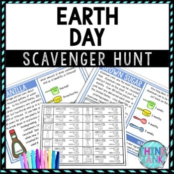 Earth Day Activity - Scavenger Hunt Challenge - Gallery Walk