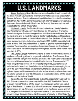 U.S. Landmarks DIGITAL Reading Passage and Questions - Self Grading - Image 2