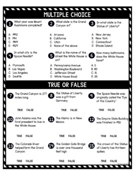 U.S. Landmarks DIGITAL Reading Passage and Questions - Self Grading - Image 4