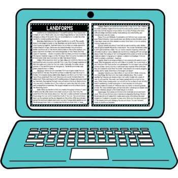 Landforms Secret Message Activity for Google Sheets™ | Distance Learning - Image 4