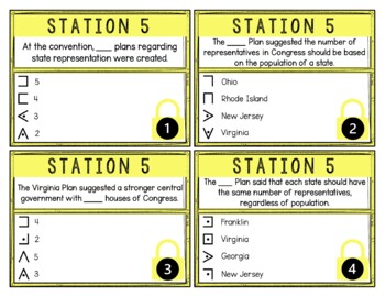 Constitutional Convention Breakout Activity -Task Cards Puzzle Challenge - Image 2