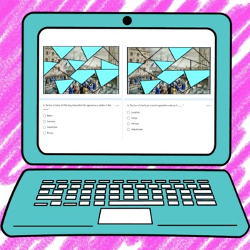 Boston Tea Party Mystery Picture Reveal - Digital SELF-CHECKING Google Form™ - Image 3