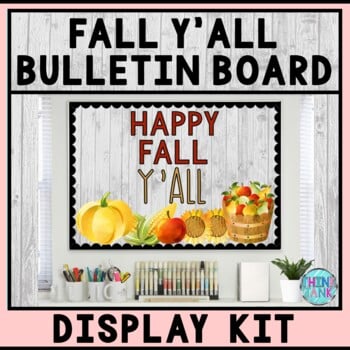 Bulletin Board Display Kit - Teacher Bulletin Board - Happy Fall - Harvest Theme
