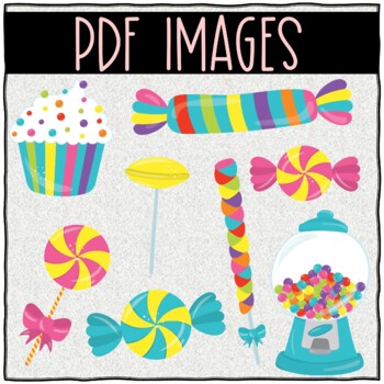 Bulletin Board Display Kit - Teacher Bulletin Board - Sweet Year - Candy Theme - Image 2