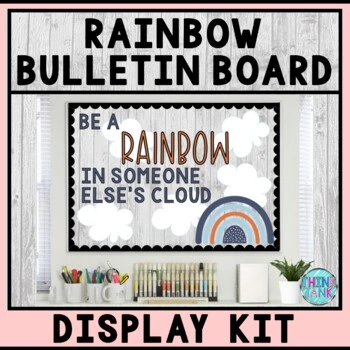 Bulletin Board Kit - Teacher Bulletin Board - Growth Mindset - Rainbow Theme