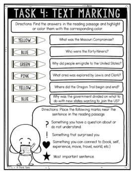 Westward Expansion Reading Comprehension Challenge - Close Reading Activity - Image 4