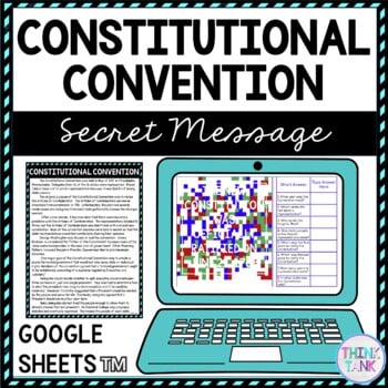 Constitutional Convention Secret Message Activity For Google Sheets™