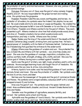 Greek Mythology DIGITAL Reading Passage & Questions Self Grading - Image 3
