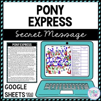 Pony Express Secret Message Activity For Google Sheets™