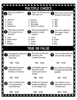 Westward Expansion DIGITAL Reading Passage & Questions Self Grading - Image 4