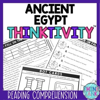 Ancient Egypt Thinktivity™ Reading Comprehension