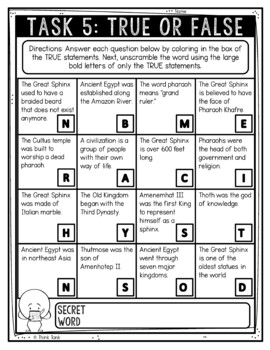Great Sphinx of Ancient Egypt Reading Comprehension Challenge - Close Reading - Image 3