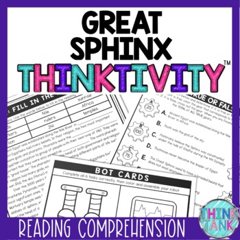 Great Sphinx of Ancient Egypt Thinktivity™ Reading Comprehension