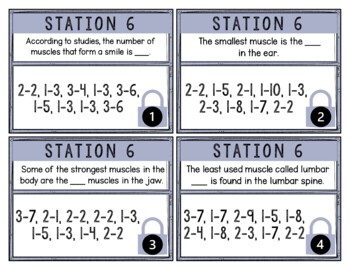 Muscular System Breakout Activity - Task Cards Puzzle Challenge - Image 2