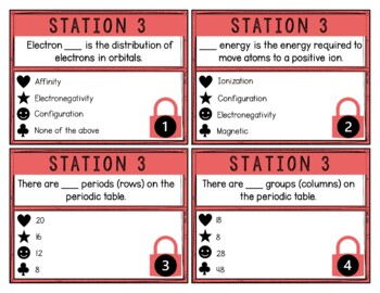 Periodic Table Breakout Activity - Task Cards Puzzle Challenge - Image 4