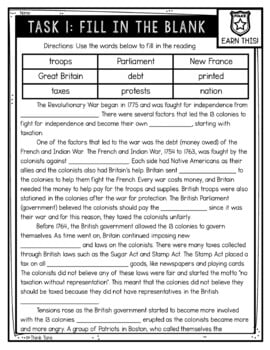 Revolutionary War Causes Reading Comprehension CSI Spy Mystery - Close Reading - Image 2
