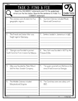 13 Colonies Reading Comprehension CSI Spy Mystery - Close Reading - Image 4