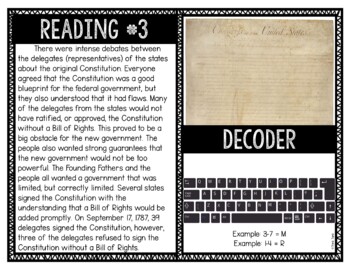 Bill of Rights Reading and Puzzle Escape - Image 4