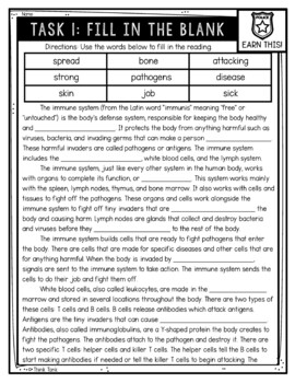 Immune System Reading Comprehension CSI Spy Mystery - Close Reading - Image 2