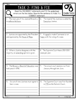 Supreme Court Reading Comprehension CSI Spy Mystery - Close Reading - Image 4
