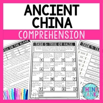 Ancient China Reading Comprehension Challenge - Close Reading