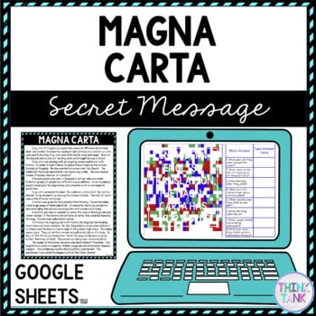 Magna Carta Secret Message Activity For Google Sheets™