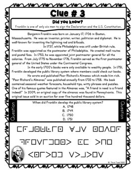 5 Constitution Escape Rooms BUNDLE - 3 Branches, Reading Comprehension - Image 3