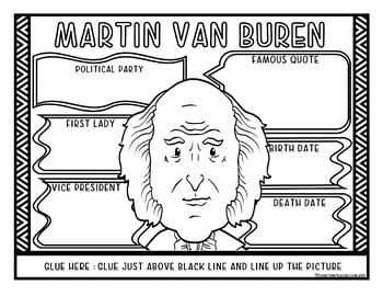 Martin Van Buren Research Project - President Pennants - Image 4