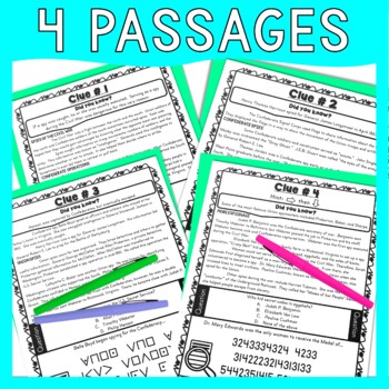 Spies of the Civil War ESCAPE ROOM - Reading and Puzzles - Image 4