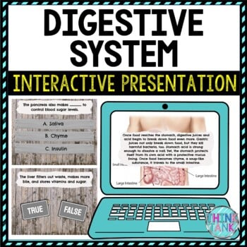 Digestive System Interactive Google Slides™ Presentation | Distance Learning