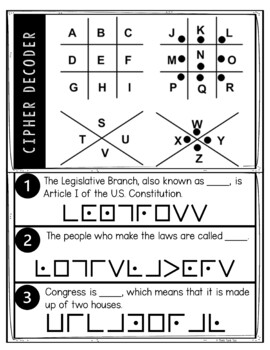 Legislative Branch Puzzle Stations Breakout - Image 2