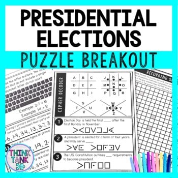 Presidential Elections Puzzle Stations Breakout