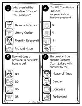 Executive Branch Text Marking Detective Mystery - Reading Passages - President - Image 4