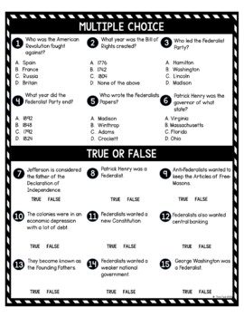 Federalists and Anti-Federalists DIGITAL Reading Passage & Questions - Image 4