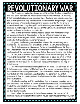 Revolutionary War Causes DIGITAL Reading Passage & Questions - Image 2